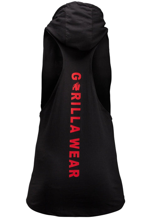 Gorilla Wear Lawrence Hooded Tank Top - Black - Tank Top at MySupplementShop by Gorilla Wear