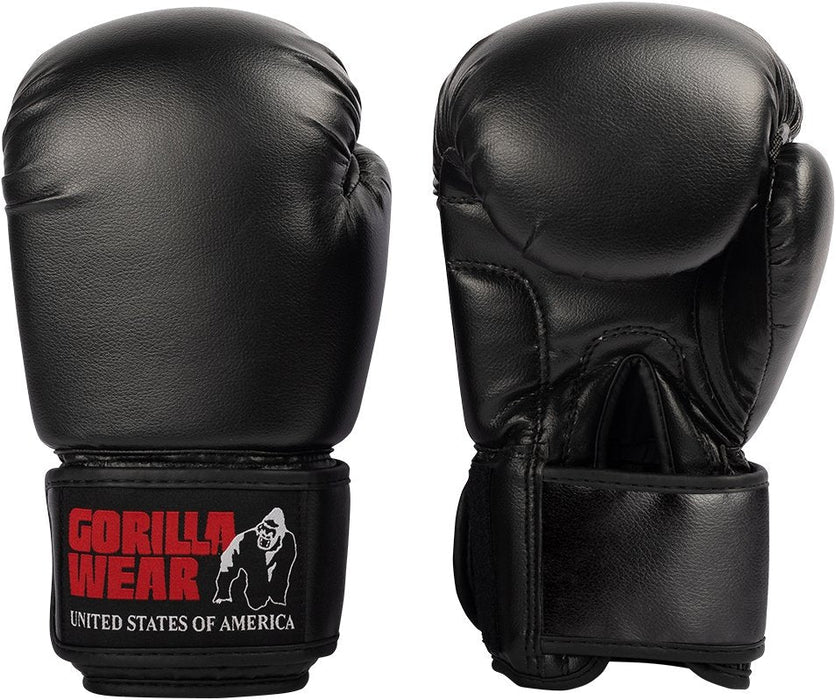 Gorilla Wear Mosby Boxing Gloves - Black
