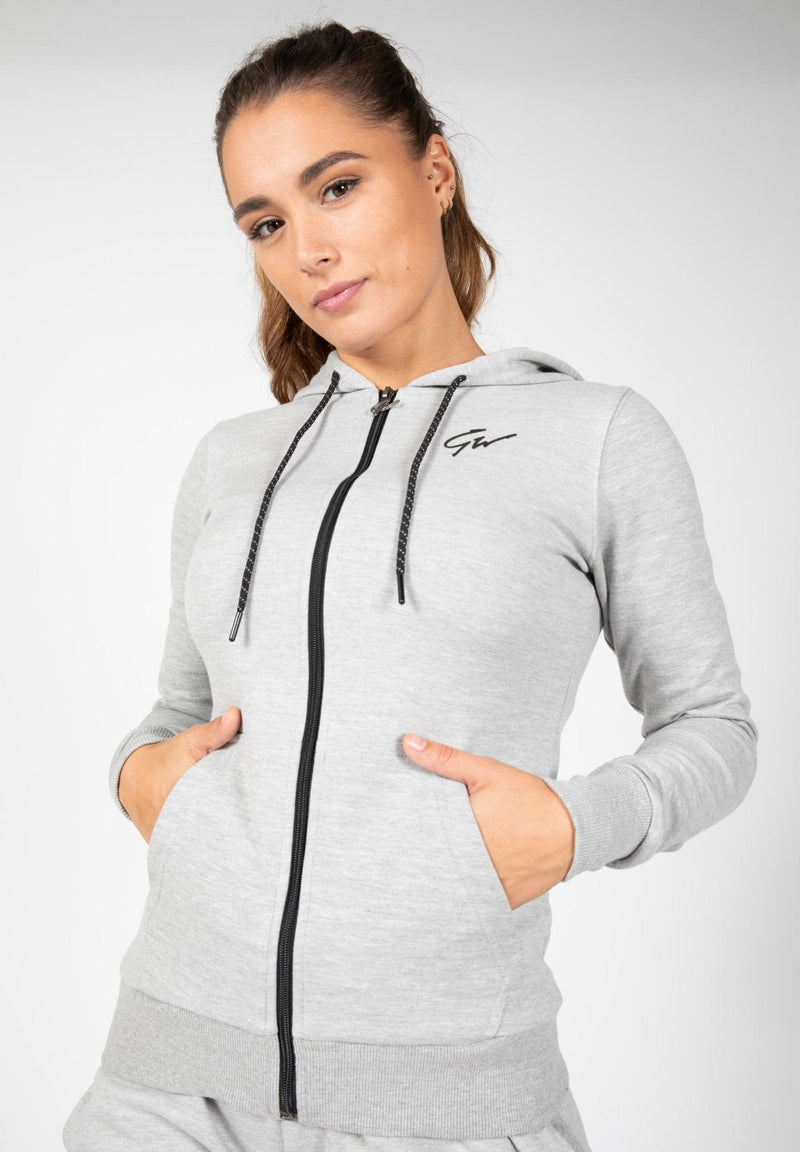 Gorilla Wear Pixley Zipped Hoodie - Grey