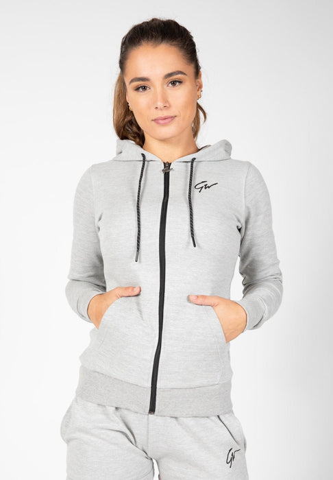 Gorilla Wear Pixley Zipped Hoodie - Grey