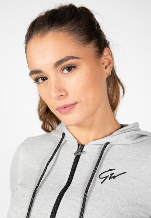 Gorilla Wear Pixley Zipped Hoodie - Grey