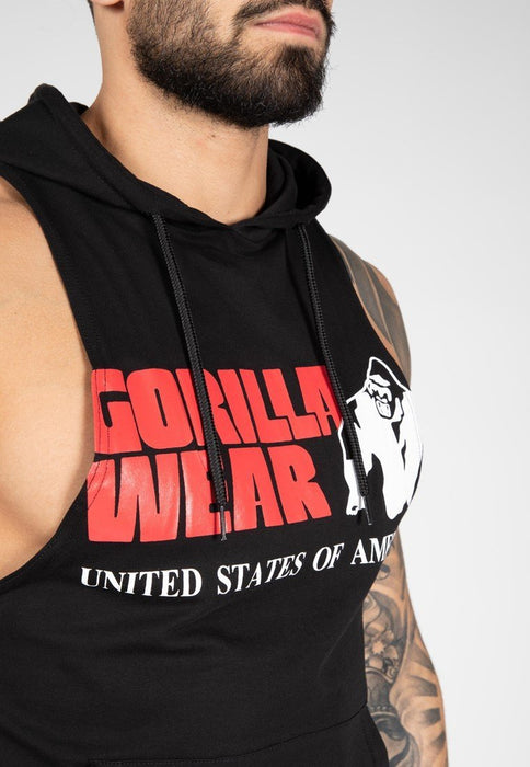 Gorilla Wear Rogers Hooded Tank Top - Black