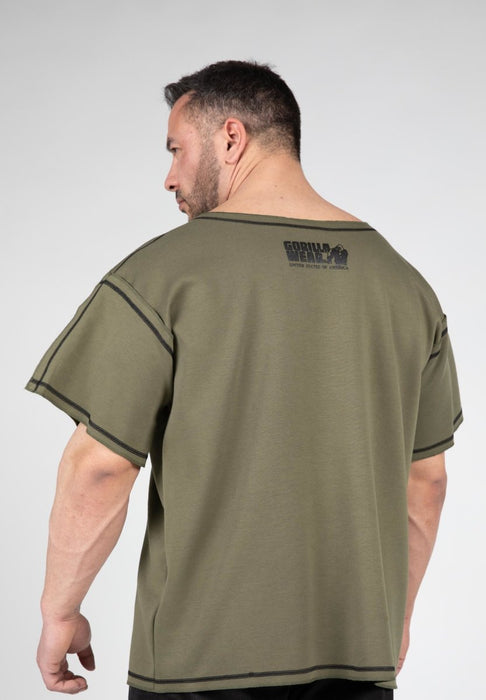 Gorilla Wear Sheldon Work Out Top - Army Green