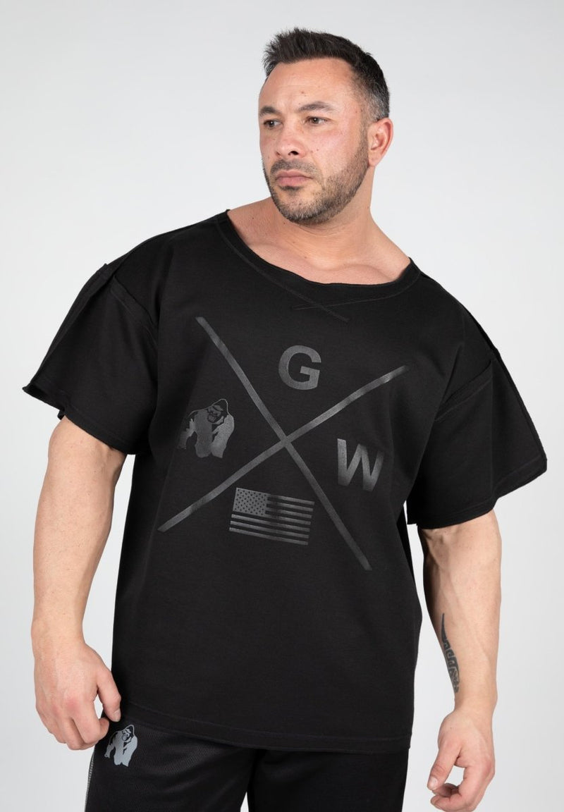 Gorilla Wear Sheldon Work Out Top - Black