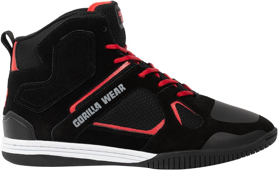 Gorilla Wear Troy High Tops - Black/Red