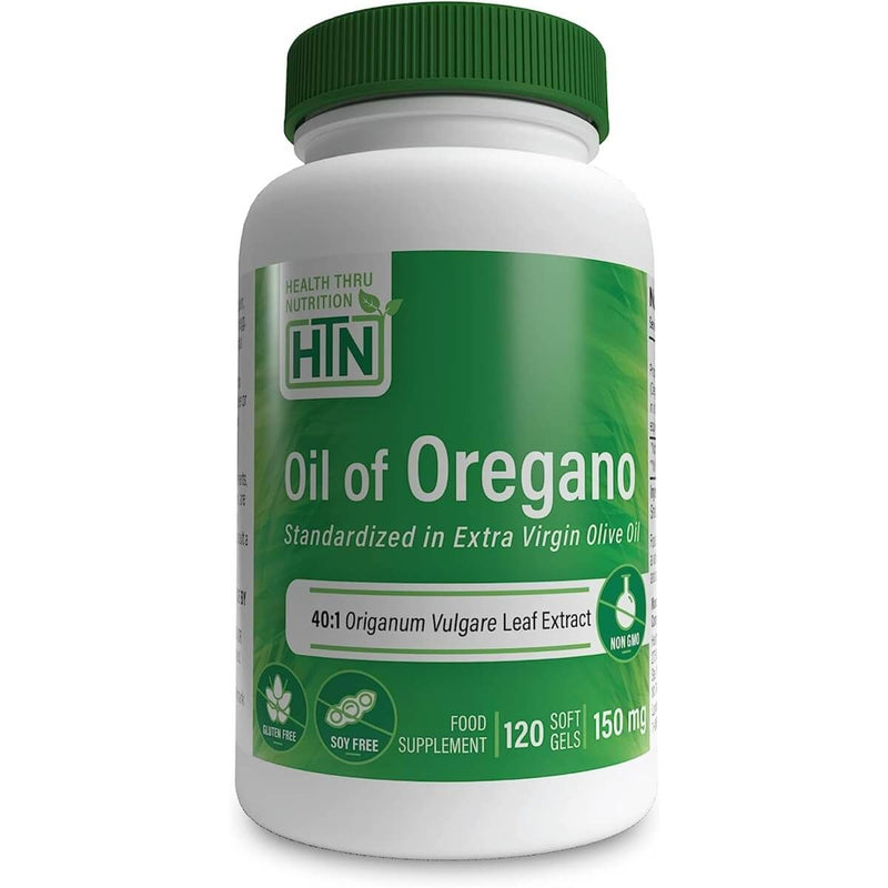 Health Thru Nutrition Oil of Oregano 150mg 120 Softgels - Detox & Cleanse at MySupplementShop by Health Thru Nutrition