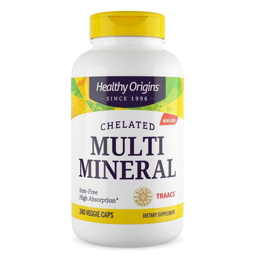 Healthy Origins Chelated Multi Mineral 240 Veggie Capsules | Premium Supplements at MYSUPPLEMENTSHOP