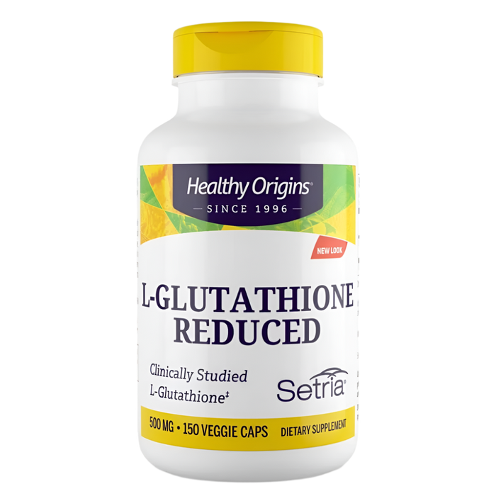 Healthy Origins L-Glutathione Reduced 500mg 150 Veggie Capsules