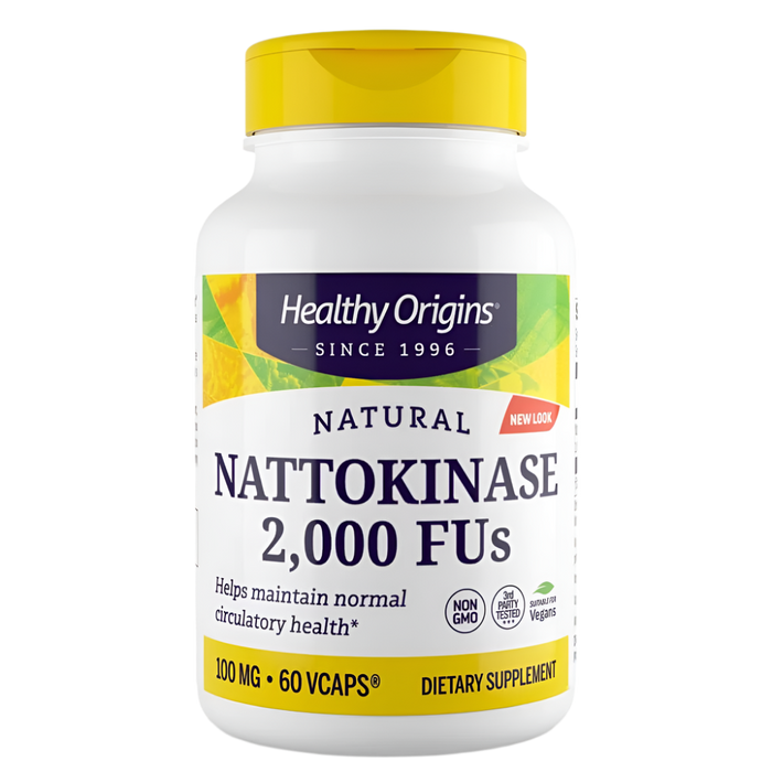 Healthy Origins Nattokinase 2000 FUs 60 Veg Capsules