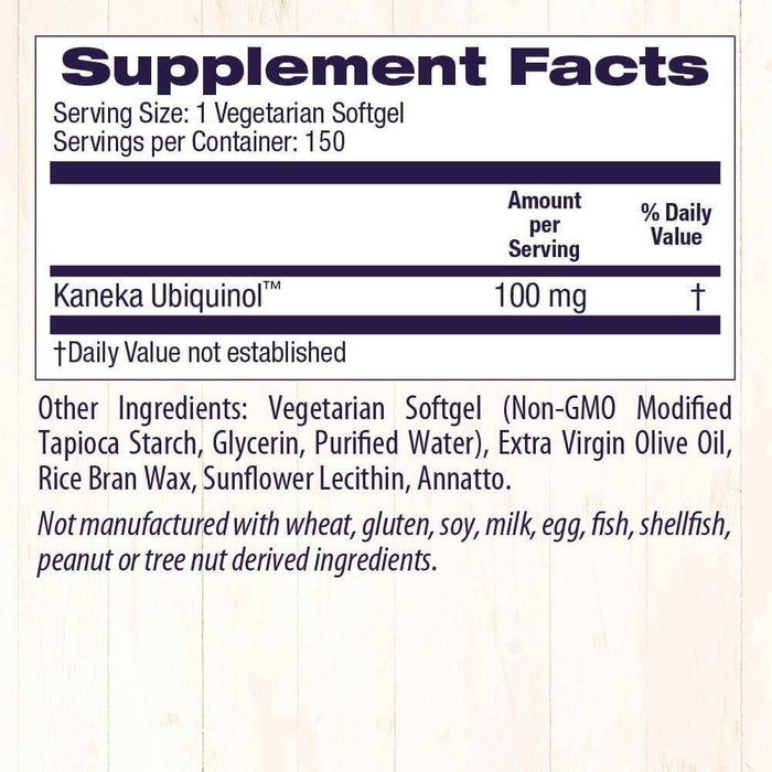 Healthy Origins Vegan Ubiquinol 100mg 150 Softgels | Premium Supplements at MYSUPPLEMENTSHOP