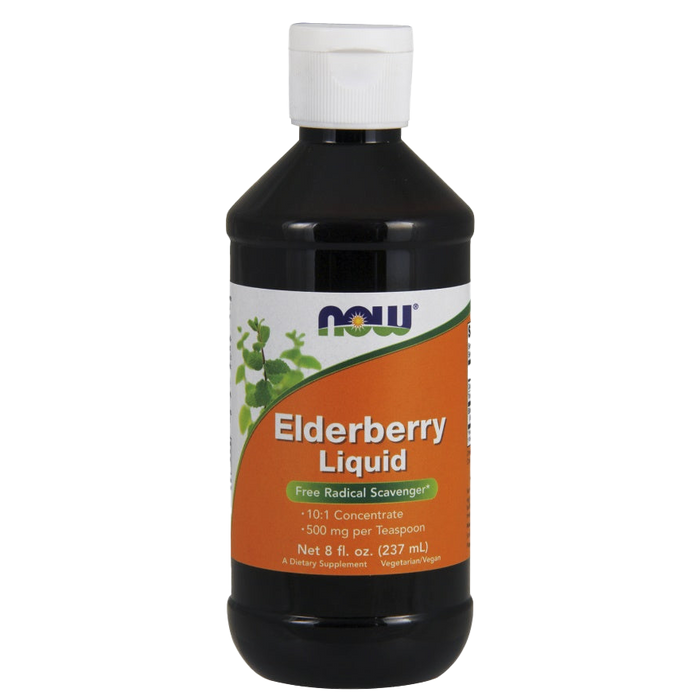 NOW Foods Elderberry, Liquid - 237 ml.