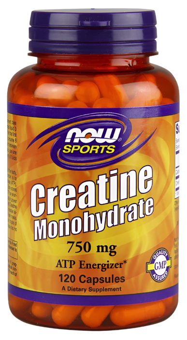 NOW Foods Creatine Monohydrate, 750mg 120 vCapsules