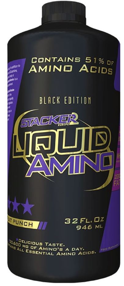 Stacker2 Europe Liquid Amino, Fruit Punch - 946 ml. | High-Quality Amino Acids and BCAAs | MySupplementShop.co.uk