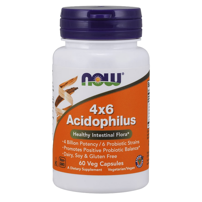 NOW Foods Acidophilus 4X6 - 60 vcaps