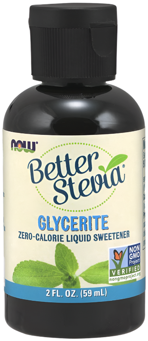 NOW Foods Better Stevia Glycerite, Alcohol-Free - 59 ml.