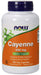 NOW Foods Cayenne, 500mg - 100 vcaps - Health and Wellbeing at MySupplementShop by NOW Foods