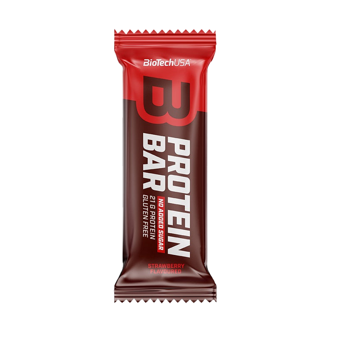 BioTechUSA Protein Bar, Strawberry - 16 x 70g