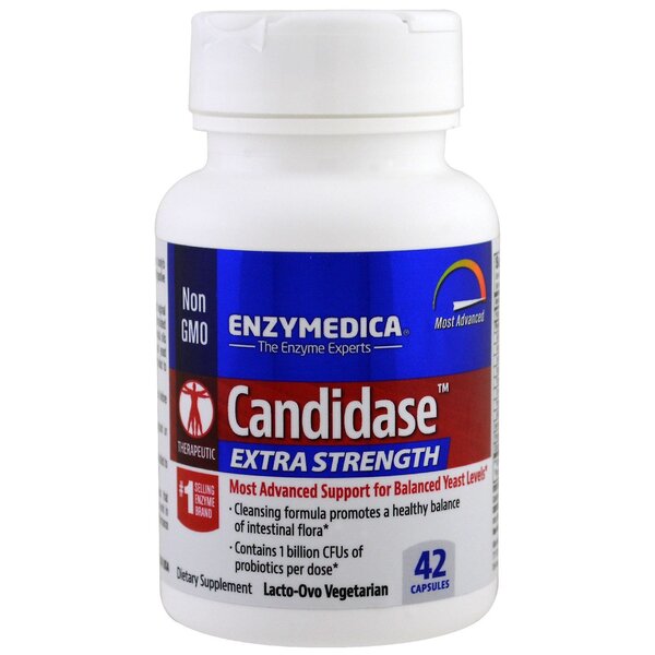 Enzymedica Candidase Extra Strength - 42 caps Best Value Sports Supplements at MYSUPPLEMENTSHOP.co.uk