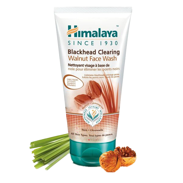 Himalaya Blackhead Clearing Walnut Face Wash - 150 ml.