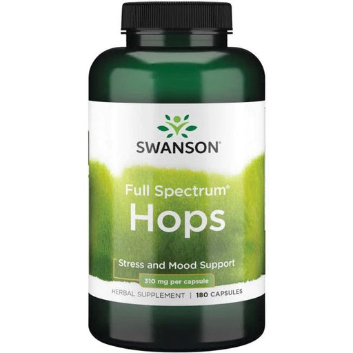 Swanson Full Spectrum Hops, 620mg - 180 caps - Sports Supplements at MySupplementShop by Swanson