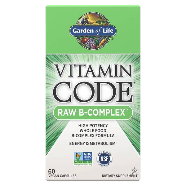 Garden of Life Vitamin Code Raw B-Complex - 60 vegan caps