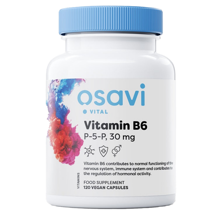 Osavi Vitamin B6 - P-5-P, 30 mg - 120 vegan caps