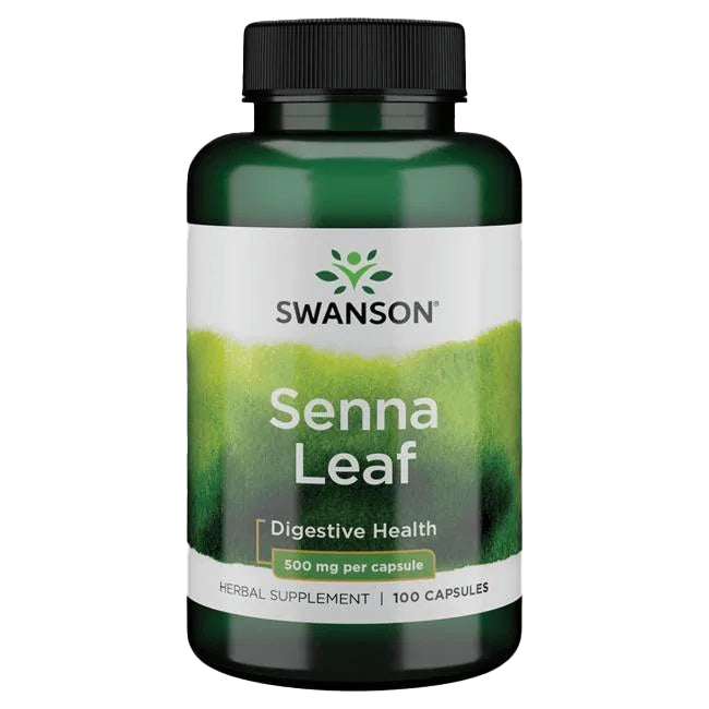 Swanson Senna Leaf, 500mg - 100 caps