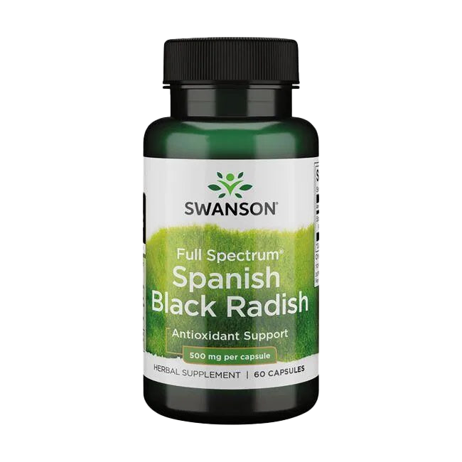 Swanson Full Spectrum Spanish Black Radish, 500mg - 60 caps