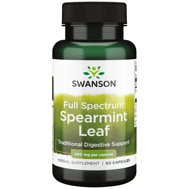 Swanson Full Spectrum Spearmint Leaf 400mg - 60 caps