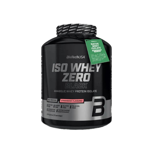 BioTechUSA Iso Whey Zero Black Strawberry 2270g