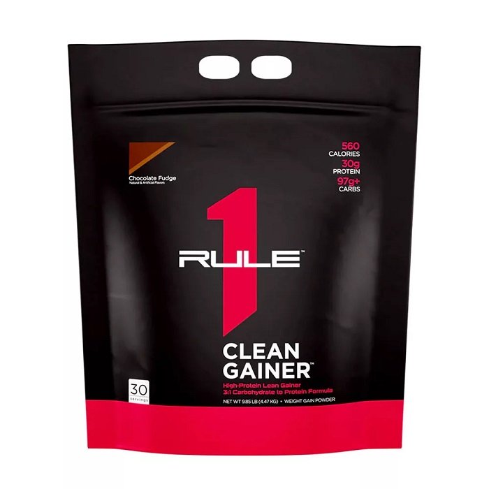 Rule One R1 Clean Gainer Chocolate Fudge 4470g - Weight Gainers & Carbs at MySupplementShop by Rule One