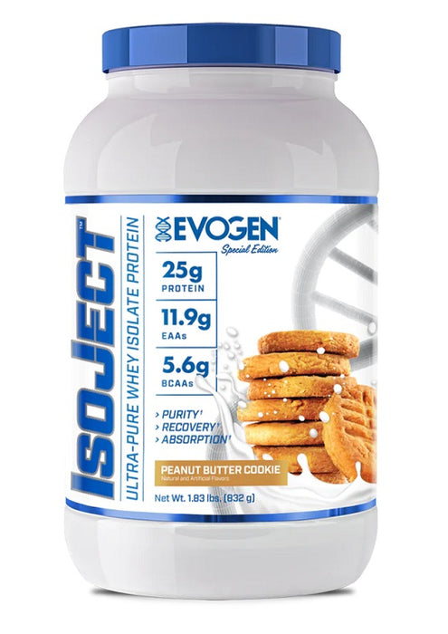 Evogen IsoJect Peanut Butter Cookie 832g - Protein at MySupplementShop by Evogen