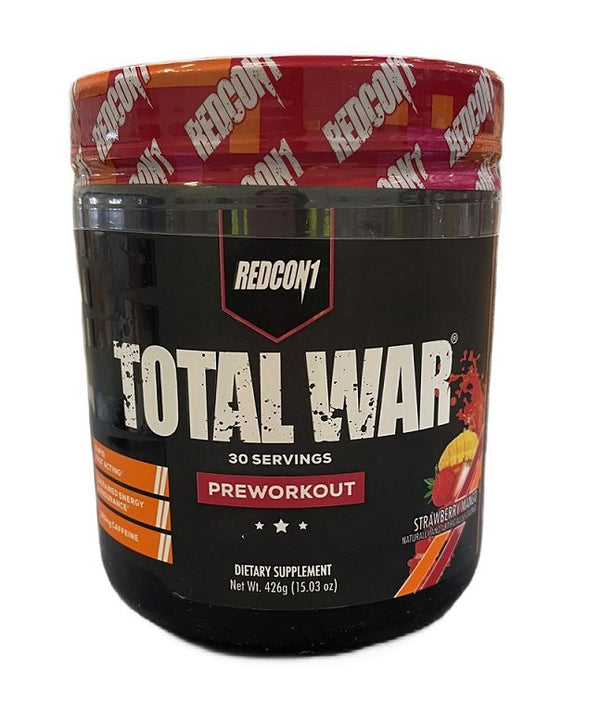 Redcon1 Total War - Preworkout, Strawberry Mango Best Value Sports Supplements at MYSUPPLEMENTSHOP.co.uk