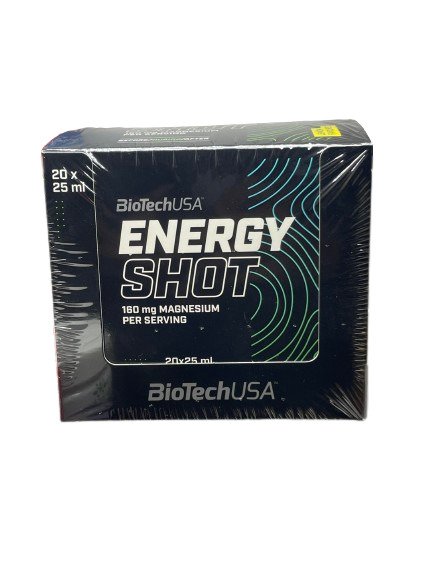 BioTechUSA Energy Shot Lemon  20 x 25 ml. - Pre & Post Workout at MySupplementShop by BioTechUSA