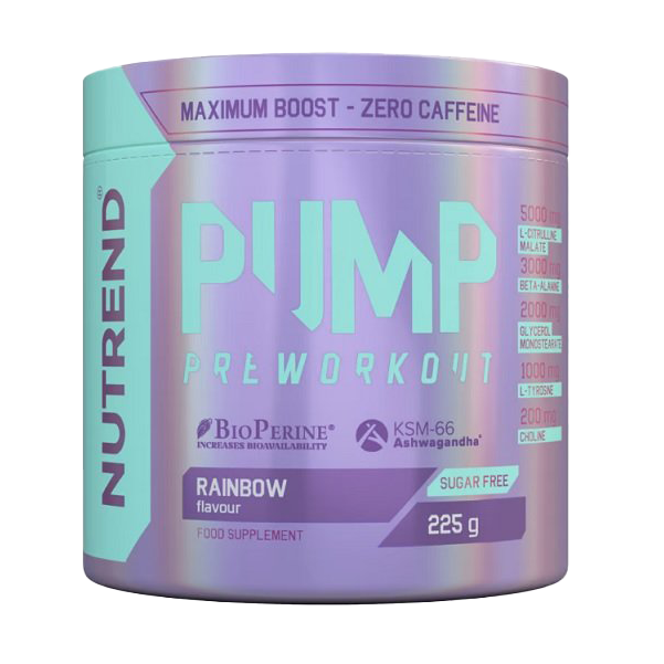 Nutrend Pump Pre-Workout, Rainbow - 225g