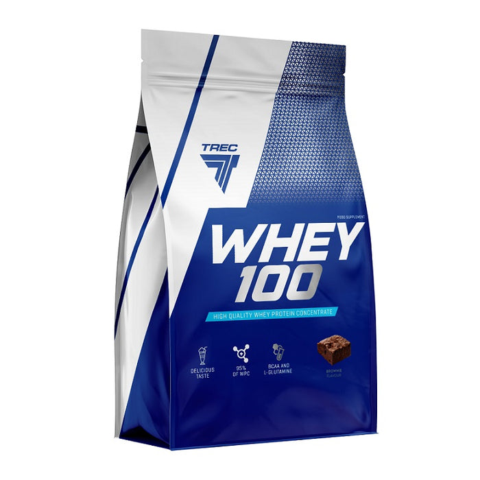 Trec Nutrition Whey 100 (Bag) Brownie  700g - Protein at MySupplementShop by Trec Nutrition