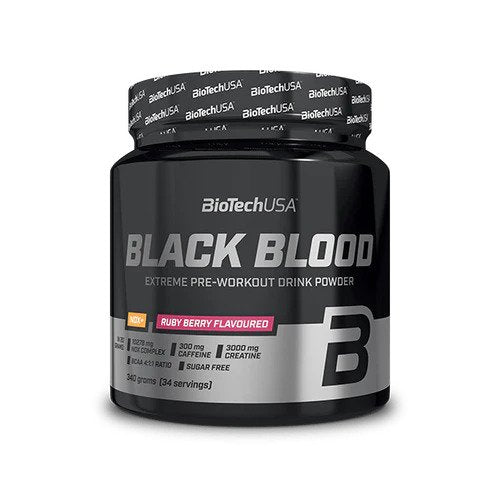 BioTechUSA Black Blood NOX+ Tropical Fruit 330g for Energy Boost - Nitric Oxide Boosters at MySupplementShop by BioTechUSA