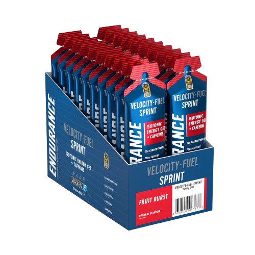 Applied Nutrition Endurance Sprint Isotonic Energy Gel + Caffeine, Fruit Burst - 20 x 60g