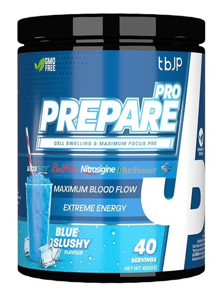 Trained by JP Pro Prepare, Blue Slushy - 400g