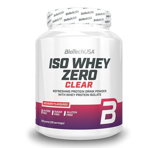 BioTechUSA Iso Whey Zero Clear, Red Berry - 500g