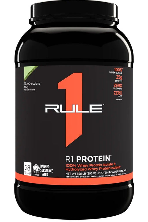 Rule One R1 Protein, Mint Chocolate Chip - 896g Best Value Sports Supplements at MYSUPPLEMENTSHOP.co.uk