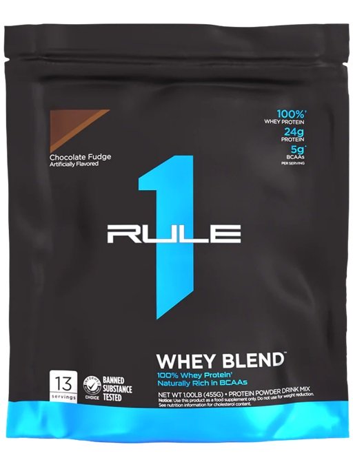 Rule One R1 Whey Blend, Chocolate Fudge - 455g - Whey Proteins at MySupplementShop by Rule1