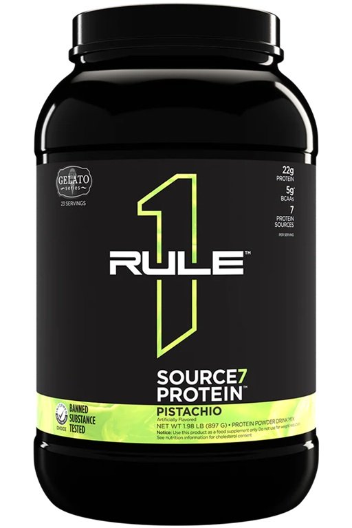 Source7 Protein, Pistachio Gelato - 897g | Premium Protein Blends at MYSUPPLEMENTSHOP.co.uk