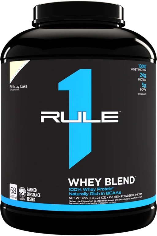 R1 Whey Blend, Birthday Cake - 2240g | Premium Whey Proteins at MYSUPPLEMENTSHOP.co.uk