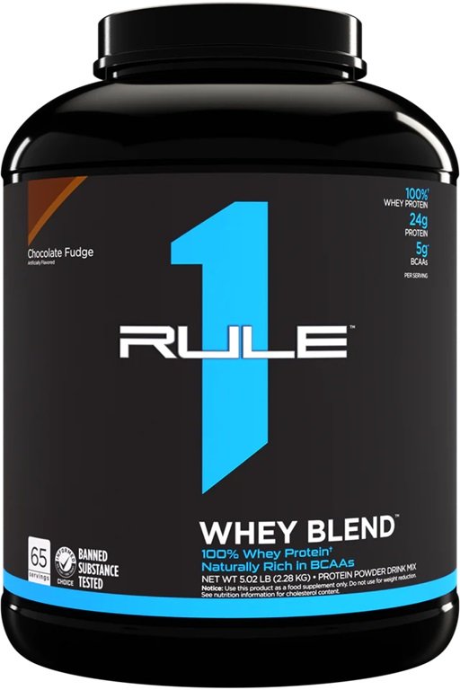 R1 Whey Blend, Chocolate Fudge - 2280g - Whey Proteins at MySupplementShop by Rule One