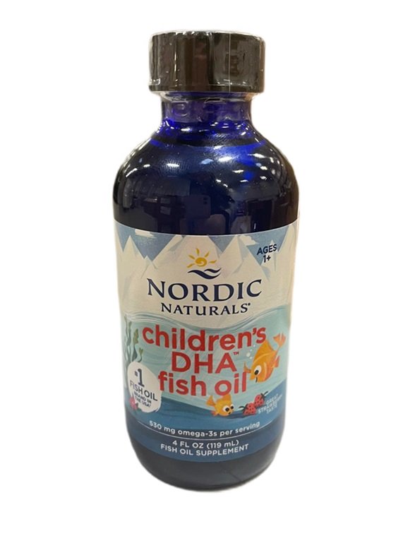 Children's DHA, 530mg Omega-3 Strawberry (EAN 768990891281) - 119 ml. | Premium Sports Drink at MYSUPPLEMENTSHOP.co.uk