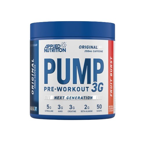 Pump 3G Pre-Workout, Fruit Burst - 375g - Sports Supplements at MySupplementShop by Applied Nutrition