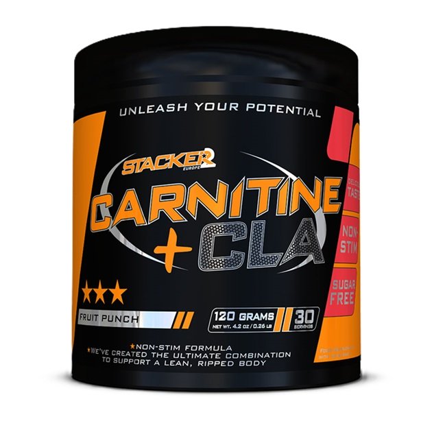 Stacker2 Europe Carnitine + CLA, Fruit Punch - 120g