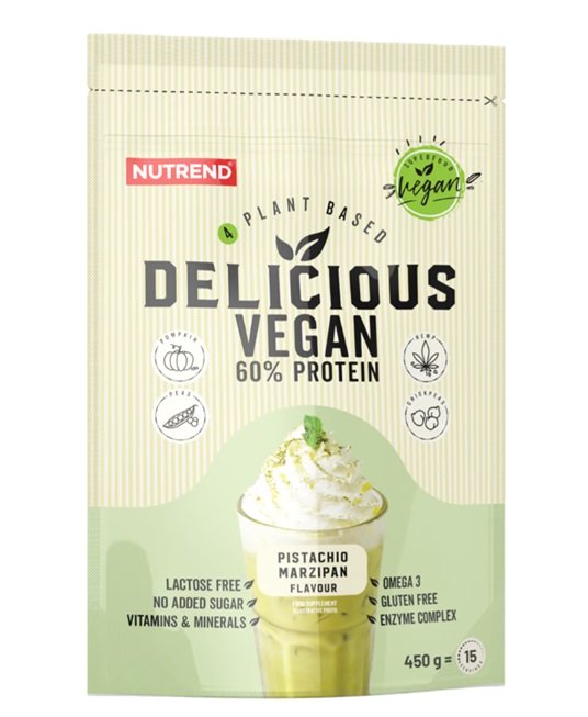 Delicious Vegan, Pistachio Marzipan - 450g - Default Title - Protein at MySupplementShop by Nutrend