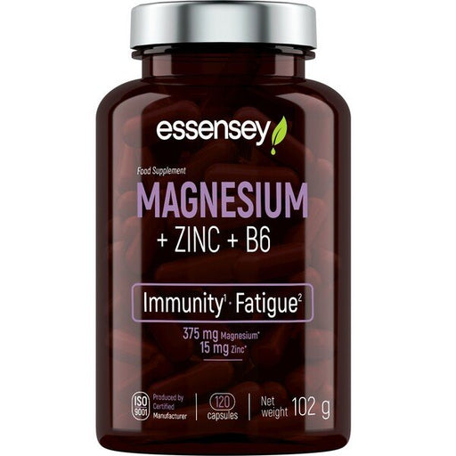 Magnesium + Zinc + B6 - 120 caps - Default Title - Vitamins & Minerals at MySupplementShop by Essensey